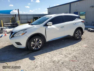 2017 Nissan Murano SL with VIN 5N1AZ2MH7HN153927, listed as a Copart auction lot 44156515 with 114,892 mi miles and Salvage Title. Bid and sale history available at carsss.com. Image 1.