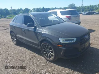 2018 Audi Q3 Premium Plus with VIN WA1JCCFS6JR030195, listed as a IAAI auction lot 42538645 with 76,772 mi miles and . Bid and sale history available at DreamBid. Image 1.
