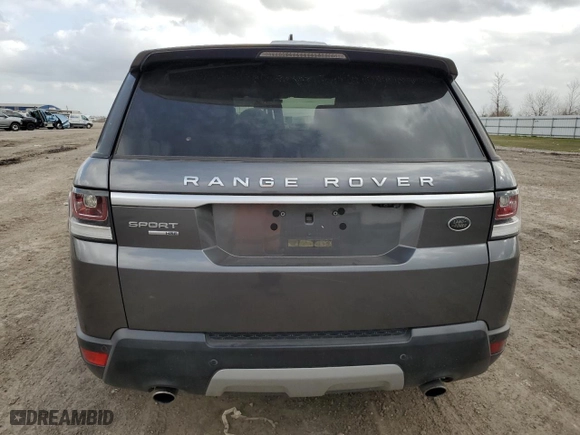 2016 Land Rover Range Rover Sport V6 HSE with VIN SALWR2PFXGA121041, listed as a Copart auction lot 48043095 with 82,131 mi miles and Salvage Title. Bid and sale history available at carsss.com. Image 6.