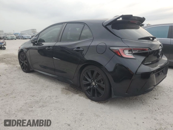 2019 Toyota Corolla Hatchback SE with VIN JTNK4RBE8K3040785, listed as a Copart auction lot 76441654 with 0 mi miles and Non Repairable. Bid and sale history available at carsss.com. Image 2.