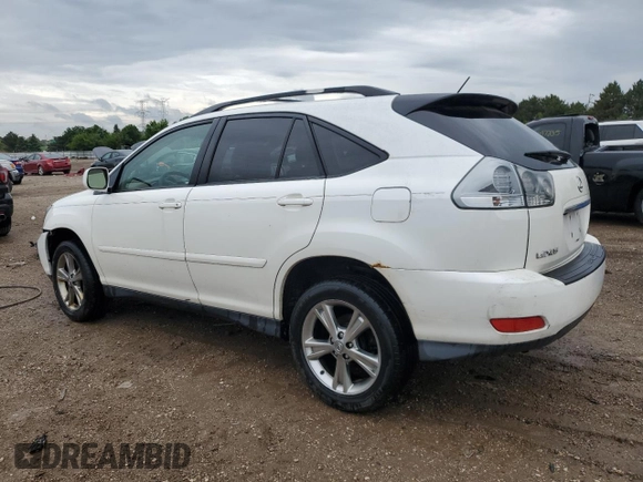 2006 Lexus RX 400h with VIN JTJHW31U760017663, listed as a Copart auction lot 58239885 with 195,120 mi miles and Salvage title. Bid and sale history available at DreamBid. Image 2.