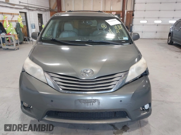 2011 Toyota Sienna XLE AAS with VIN 5TDYK3DC8BS111639, listed as a IAAI auction lot 42108488 with 300,872 mi miles and . Bid and sale history available at DreamBid. Image 12.