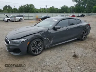 2020 BMW 8 Series 840i with VIN WBAGV4C02LCD56150, listed as a Copart auction lot 54088505 with Not provided miles and Salvage title. Bid and sale history available at DreamBid. Image 1.