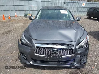 2015 Infiniti Q50 Premium with VIN JN1BV7AR8FM417774, listed as a IAAI auction lot 41909847 with 39,377 mi miles. Bid and sale history available at carsss.com. Image 12.