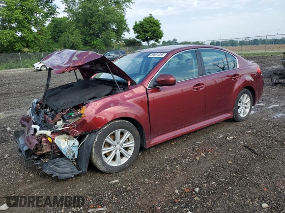 2011 Subaru Legacy Premium with VIN 4S3BMCC62B3253790, listed as a Copart auction lot 59991255 with 130,492 mi miles and Non repairable. Bid and sale history available at DreamBid. Image 1.