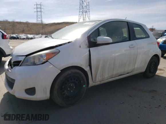 2013 Toyota Yaris L with VIN JTDJTUD30DD572322, listed as a Copart auction lot 47873475 with 77,441 mi miles and Salvage Title. Bid and sale history available at carsss.com. Image 1.