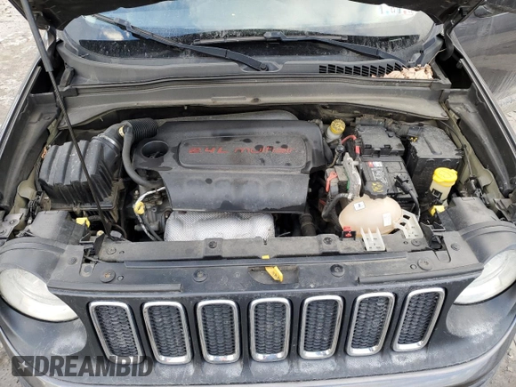 2017 Jeep Renegade Sport with VIN ZACCJBAB9HPF67335, listed as a Copart auction lot 42706375 with 94,351 mi miles and Salvage title. Bid and sale history available at DreamBid. Image 12.