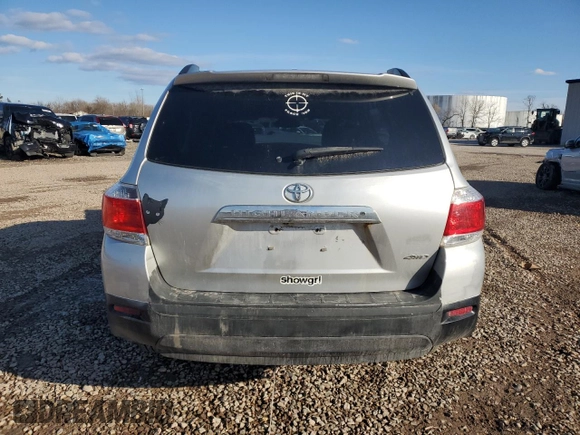 2012 Toyota Highlander Limited with VIN 5TDDK3EH3CS127807, listed as a Copart auction lot 50633975 with 173,072 mi miles and Salvage Title. Bid and sale history available at carsss.com. Image 6.