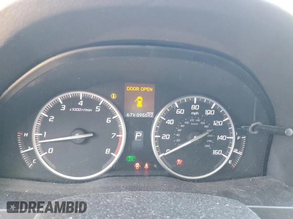 2017 Acura RDX with VIN 5J8TB3H34HL006838, listed as a Copart auction lot 43171295 with 95,592 mi miles and Salvage Title. Bid and sale history available at carsss.com. Image 9.