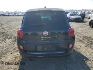 2014 FIAT 500L Lounge with VIN ZFBCFACH4EZ012452, listed as a Copart auction lot 83815124 with 63,341 mi miles and Salvage Title. Bid and sale history available at DreamBid. Image 6.