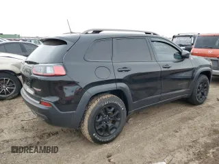 2019 Jeep Cherokee Trailhawk with VIN 1C4PJMBXXKD127749, listed as a Copart auction lot 50035205 with Not Provided miles and Salvage Title. Bid and sale history available at DreamBid. Image 3.