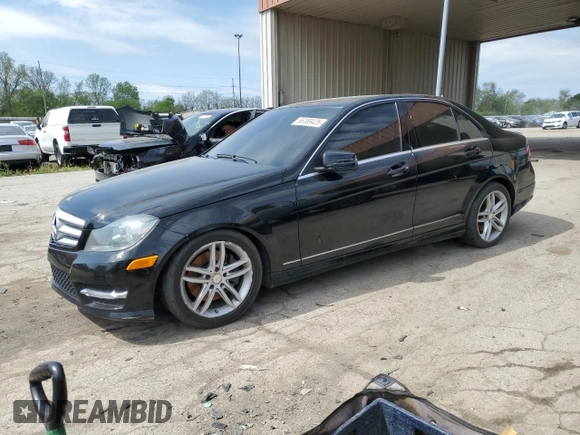 2013 Mercedes-Benz C 300 Sport with VIN WDDGF8AB4DR254068, listed as a Copart auction lot 56369425 with 188,064 mi miles and Clean Title. Bid and sale history available at DreamBid. Image 1.