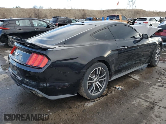 2018 Ford Mustang GT with VIN 1FA6P8CFXJ5106339, listed as a Copart auction lot 46749215 with 113,244 mi miles and Salvage Title. Bid and sale history available at DreamBid. Image 3.