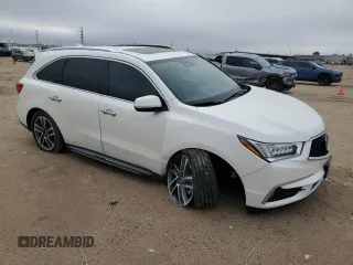 2017 Acura MDX w/Advance Pkg with VIN 5FRYD4H89HB014502, listed as a Copart auction lot 47107355 with 103,737 mi miles and Salvage Title. Bid and sale history available at carsss.com. Image 4.