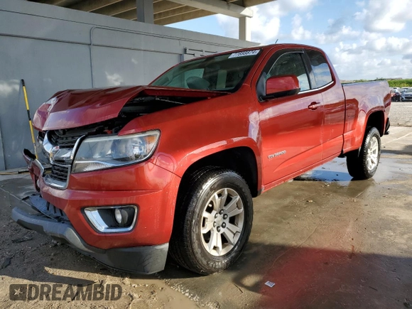 2016 Chevrolet Colorado 2WD LT with VIN 1GCHSCEAXG1191401, listed as a Copart auction lot 77888874 with 78,240 mi miles and Salvage Title. Bid and sale history available at carsss.com. Image 1.