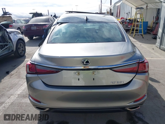 2019 Lexus ES with VIN 58ABZ1B15KU025163, listed as a IAAI auction lot 41890309 with 1 mi miles. Bid and sale history available at carsss.com. Image 15.