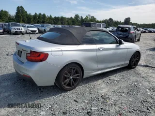2017 BMW 2 Series M240i xDrive with VIN WBA2L3C34HV667706, listed as a Copart auction lot 68152784 with 77,788 mi miles and Salvage Title. Bid and sale history available at carsss.com. Image 3.