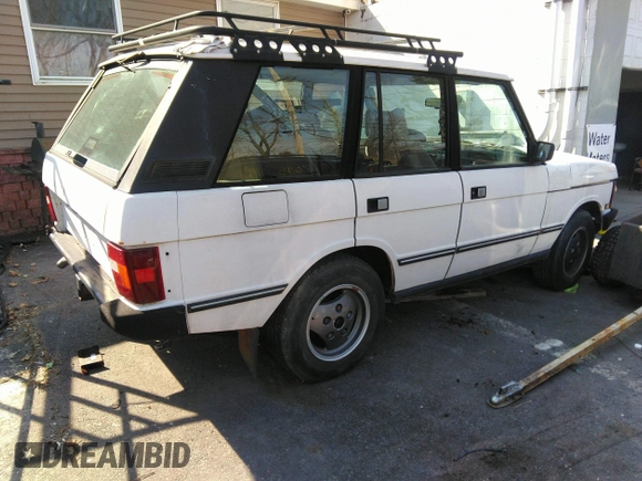 1991 Land Rover Range Rover with VIN SALHV1243MA605889, listed as a IAAI auction lot 41728970 with Not Provided miles and . Bid and sale history available at DreamBid. Image 4.