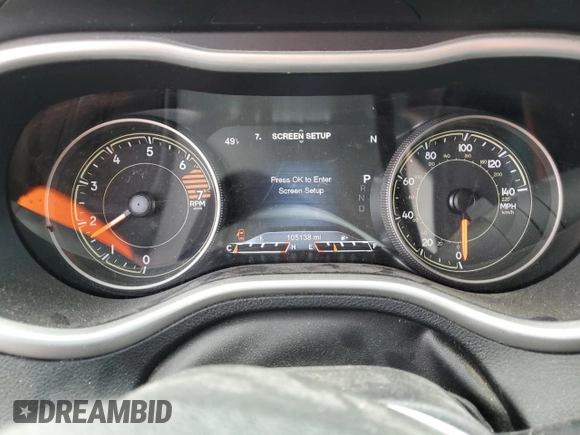 2018 Jeep Cherokee Trailhawk with VIN 1C4PJMBB0JD561309, listed as a Copart auction lot 51487065 with 105,138 mi miles and Salvage title. Bid and sale history available at DreamBid. Image 9.