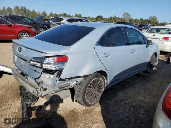 2010 Lexus HS with VIN JTHBB1BA9A2009086, listed as a Copart auction lot 74284814 with 142,554 mi miles and Salvage Title. Bid and sale history available at carsss.com. Image 3.