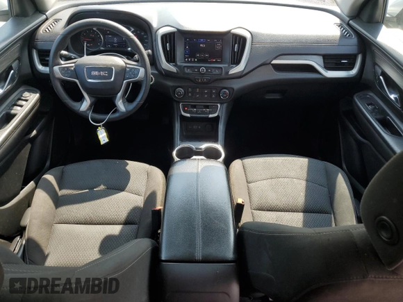 2022 GMC Terrain SLE with VIN 3GKALMEV7NL111764, listed as a Copart auction lot 57487815 with 47,373 mi miles and Salvage title. Bid and sale history available at DreamBid. Image 8.