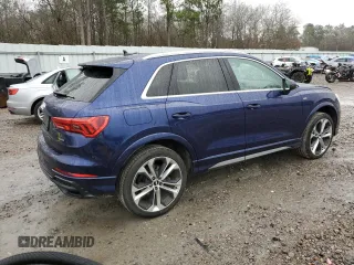 2021 Audi Q3 S line Premium Plus with VIN WA1EECF38M1001871, listed as a Copart auction lot 39747293 with 29,219 mi miles. Bid and sale history available at carsss.com. Image 3.
