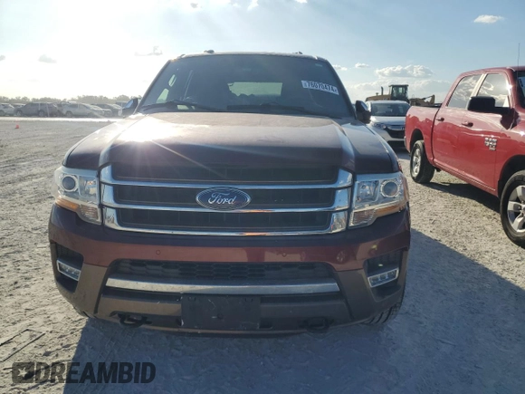 2017 Ford Expedition EL XLT with VIN 1FMJK1JT1HEA44869, listed as a Copart auction lot 76070474 with 0 mi miles and Salvage Title. Bid and sale history available at carsss.com. Image 5.