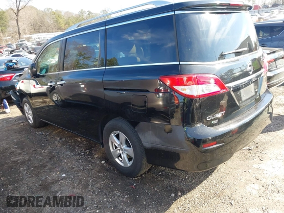 2017 Nissan Quest SV with VIN JN8AE2KP4H9169316, listed as a IAAI auction lot 41327568 with 152,469 mi miles. Bid and sale history available at carsss.com. Image 3.