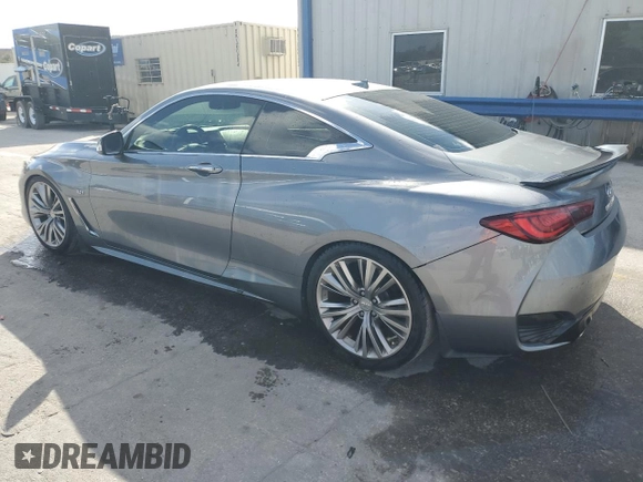 2018 Infiniti Q60 Sport with VIN JN1EV7EK8JM342142, listed as a Copart auction lot 78714604 with 100,381 mi miles and Non Repairable. Bid and sale history available at DreamBid. Image 2.
