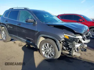 2020 Jeep Cherokee Latitude Plus with VIN 1C4PJLLB8LD535701, listed as a IAAI auction lot 41160714 with 102,529 mi miles. Bid and sale history available at carsss.com. Image 1.