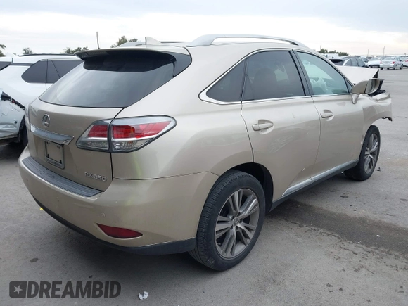 2015 Lexus RX 350 with VIN 2T2ZK1BA4FC186682, listed as a IAAI auction lot 41695484 with 52,425 mi miles and . Bid and sale history available at carsss.com. Image 4.