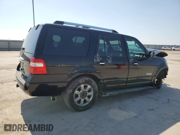 2007 Ford Expedition Limited with VIN 1FMFU19557LA54160, listed as a Copart auction lot 52327855 with Not provided miles and Salvage title. Bid and sale history available at DreamBid. Image 3.