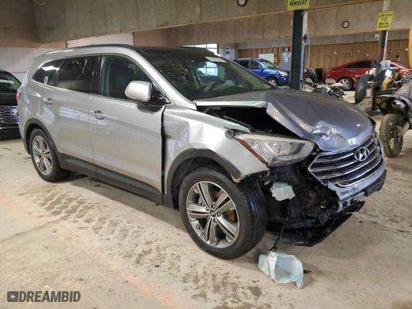 2013 Hyundai Santa Fe Limited with VIN KM8SR4HF7DU001591, listed as a Copart auction lot 47821165 with 0 mi miles and Salvage Title. Bid and sale history available at carsss.com. Image 4.