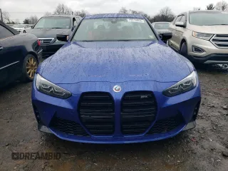 2023 BMW M3 with VIN WBS53AY05PFN27944, listed as a Copart auction lot 77215853 with 5,056 mi miles. Bid and sale history available at carsss.com. Image 5.