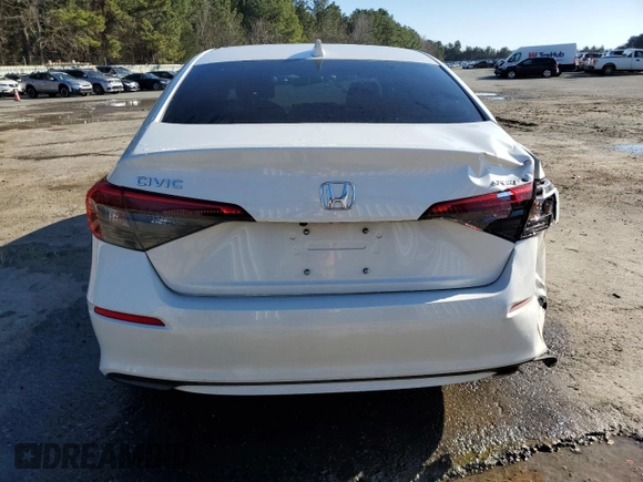 2023 Honda Civic Sedan Sport with VIN 2HGFE2F56PH544066, listed as a Copart auction lot 43642265 with 21,719 mi miles and Salvage Title. Bid and sale history available at carsss.com. Image 6.