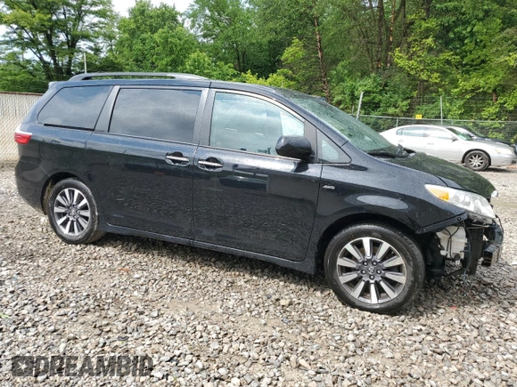 2019 Toyota Sienna XLE z VIN 5TDDZ3DC1KS221250, wystawiony jako Copart lot #59882545 z przebiegiem 85 299 mil mil oraz Szkoda całkowita • Salvage title. Historia ofert i sprzedaży dostępna na DreamBid. Obrazek 4.