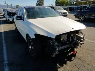 2018 Mercedes-Benz C 43 AMG with VIN 55SWF6EB9JU240378, listed as a Copart auction lot 82298494 with 79,513 mi miles and Salvage Title. Bid and sale history available at carsss.com. Image 11.