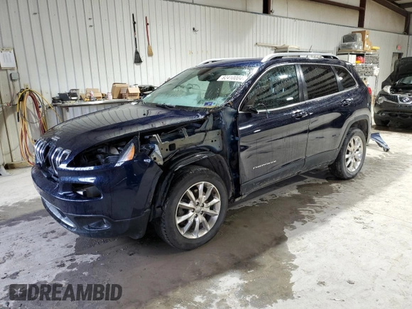 2014 Jeep Cherokee Limited z VIN 1C4PJMDS7EW151596, wystawiony jako Copart lot #82410004 z przebiegiem 161 877 mil mil oraz Szkoda całkowita • Salvage title. Historia ofert i sprzedaży dostępna na DreamBid. Obrazek 1.