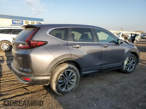 2021 Honda CR-V EX with VIN 2HKRW2H54MH638259, listed as a Copart auction lot 50884485 with 68,861 mi miles and Salvage Title. Bid and sale history available at carsss.com. Image 3.