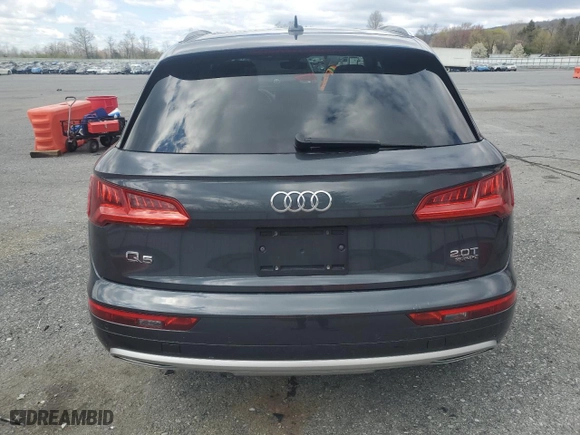 2018 Audi Q5 Premium Plus with VIN WA1BNAFY9J2199854, listed as a Copart auction lot 52593175 with 187,596 mi miles and Clean Title. Bid and sale history available at carsss.com. Image 6.