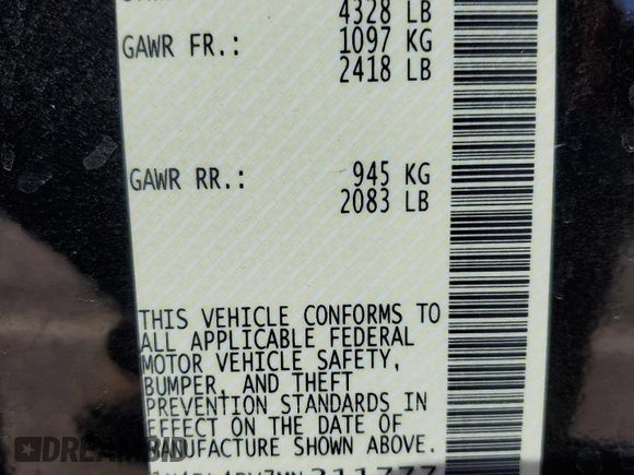 2021 Nissan Altima 2.5 S with VIN 1N4BL4BV7MN311777, listed as a Copart auction lot 44186055 with 83,879 mi miles and Salvage Title. Bid and sale history available at carsss.com. Image 14.