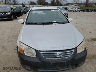 2008 Kia Spectra EX with VIN KNAFE121585499963, listed as a Copart auction lot 77143883 with 153,965 mi miles and Salvage Title. Bid and sale history available at carsss.com. Image 5.