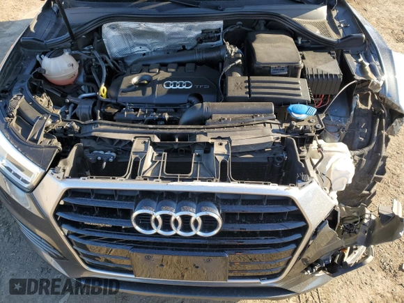 2018 Audi Q3 Premium Plus with VIN WA1JCCFS0JR004062, listed as a Copart auction lot 48510765 with 44,158 mi miles and Salvage Title. Bid and sale history available at carsss.com. Image 12.