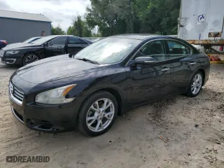 2012 Nissan Maxima 3.5 SV with VIN 1N4AA5AP5CC809044, listed as a Copart auction lot 54324595 with 107,651 mi miles and Salvage Title. Bid and sale history available at carsss.com. Image 1.
