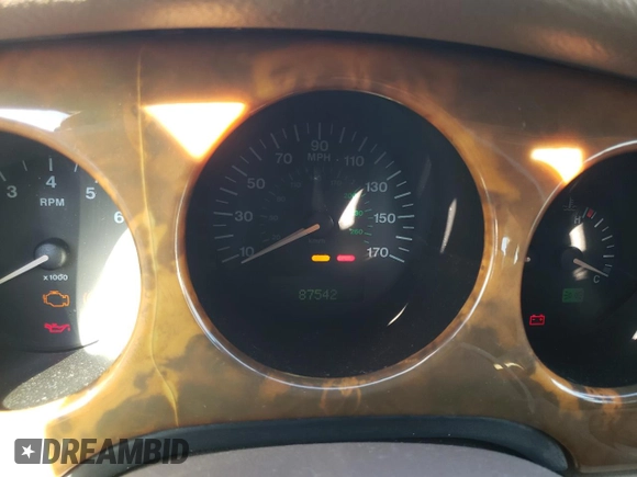 2001 Jaguar XJ with VIN SAJDA23C31LF28667, listed as a Copart auction lot 76983144 with 87,542 mi miles and Clean title. Bid and sale history available at DreamBid. Image 9.