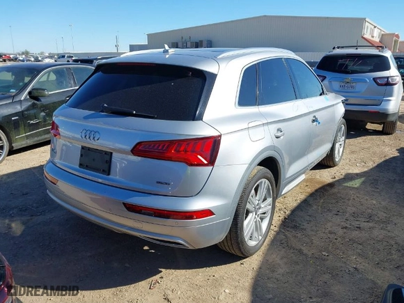 2019 Audi Q5 Premium Plus with VIN WA1BNAFY4K2051774, listed as a IAAI auction lot 41614706 with 17,941 mi miles. Bid and sale history available at carsss.com. Image 4.