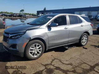 2024 Chevrolet Equinox LT with VIN 3GNAXKEG5RS115143, listed as a Copart auction lot 57336485 with 16,248 mi miles and Non repairable. Bid and sale history available at DreamBid. Image 1.