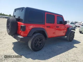 2021 Jeep Wrangler Unlimited Freedom with VIN 1C4HJXDN1MW528776, listed as a Copart auction lot 59585475 with 97,122 mi miles and Clean title. Bid and sale history available at DreamBid. Image 3.