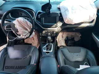 2018 Jeep Cherokee Latitude Plus with VIN 1C4PJLLX2JD563485, listed as a Copart auction lot 45636165 with 69,238 mi miles and Salvage Title. Bid and sale history available at DreamBid. Image 8.
