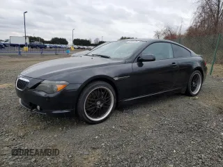 2005 BMW 6 Series 645Ci with VIN WBAEH73405B869356, listed as a Copart auction lot 89161435 with 203,596 mi miles and Clean Title. Bid and sale history available at carsss.com. Image 1.